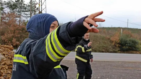 Bu ailedeki herkes 'yangın savar'