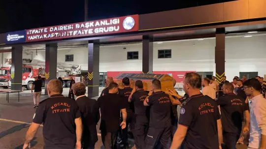 Bu kez sirenleri kazada ölen arkadaşları için çaldılar