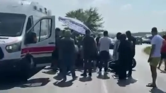 Bu kez sirenleri kazada ölen arkadaşları için çaldılar