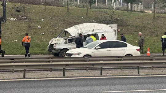 TEM Otoyolu'nda kaza: 5 yaralı