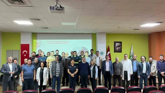 Büyükşehir itfaiyesinden KOÜ personeline eğitim