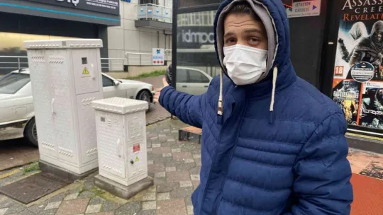Cadde ortasında iğrenç olay