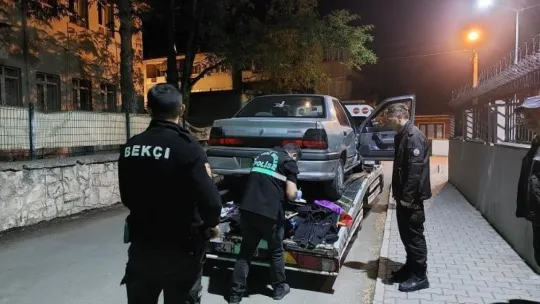 Çaldığı otomobil ile polise yakalandı