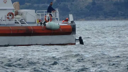 Karaya oturan tanker kurtarıldı