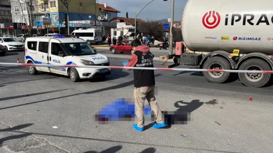 Çarptığı yaya öldü, motosikletli ise ağır yaralandı