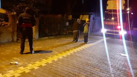 Çatı katında sıkışan kediyi ekipler kurtardı