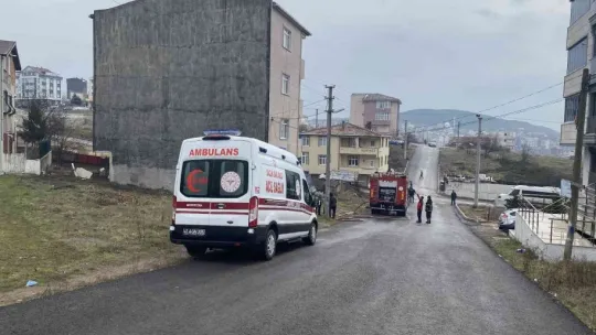 Çatıda çıkan yangın paniğe sebep oldu