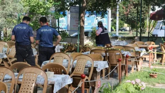 Çay bahçesindeki silahlı kavganın görüntüleri ortaya çıktı