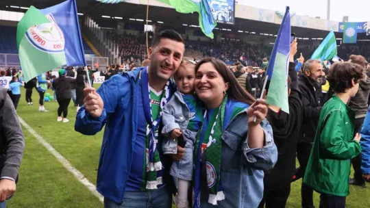 Çaykur Rizespor, Spor Toto Süper Lig'e yükseldi