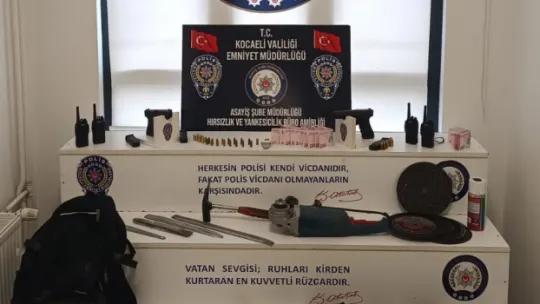 Çelik kasa hırsızları tutuklandı
