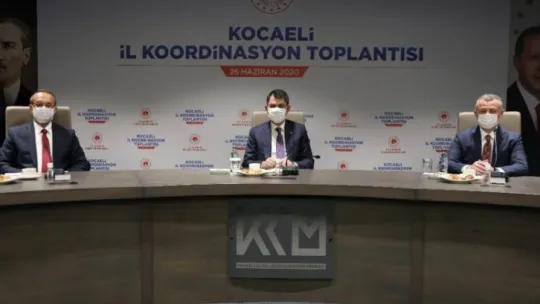 Çevre ve Şehircilik Bakanı Murat Kurum Kocaeli'de konuştu