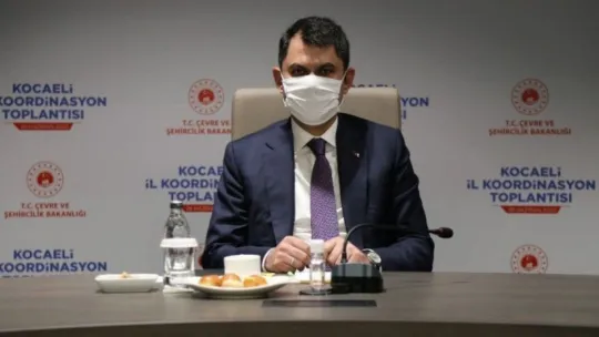 Çevre ve Şehircilik Bakanı Murat Kurum Kocaeli'de konuştu