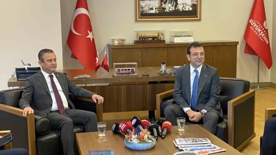 CHP Genel Başkanı Özel, İBB Başkanı İmamoğlu'nu ziyaret etti