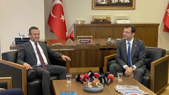 CHP Genel Başkanı Özel, İBB Başkanı İmamoğlu'nu ziyaret etti