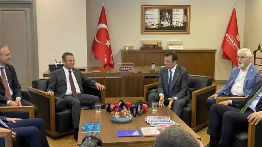 CHP Genel Başkanı Özel, İBB Başkanı İmamoğlu'nu ziyaret etti
