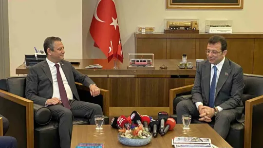 CHP Genel Başkanı Özel, İBB Başkanı İmamoğlu'nu ziyaret etti