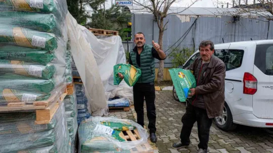 Çiftçilere tohum desteği