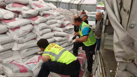 Çiftçilere yüzde 50 hibeli gübre dağıtımı