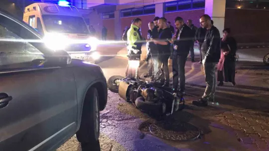 Cip ile motosiklet çarpıştı: 1 yaralı