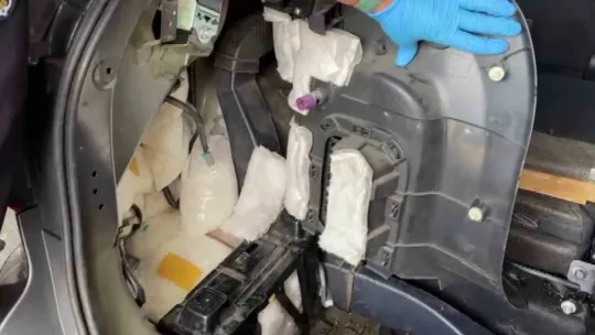 Cipte zulalanmış 82 kilo uyuşturucu ele geçirildi