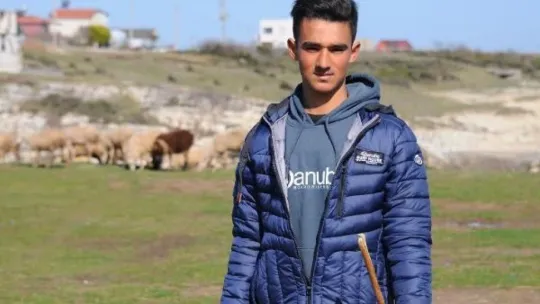Çobanlık yapan Veysel, Türkiye üçüncüsü oldu!
