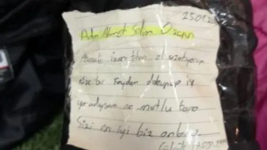 Çocuklarımızdan Elazığ'a kalpleri ısıtan notlar
