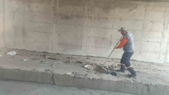 Çöpler arasında lastik bile çıktı