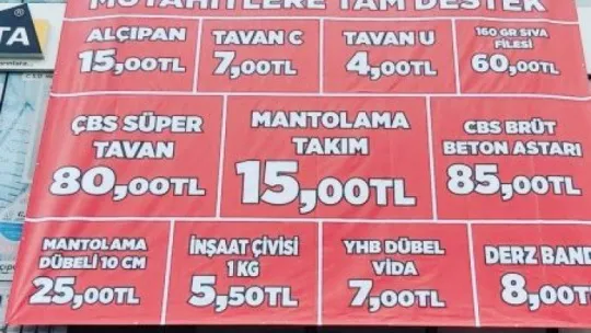 CSD ve Meydan Yapı'dan 'Müteahhitlere tam destek' kampanyası