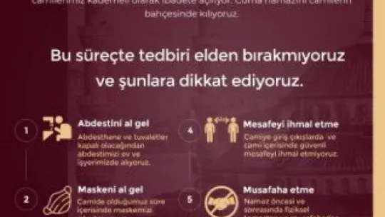 Cuma namazları artık böyle kılınacak!