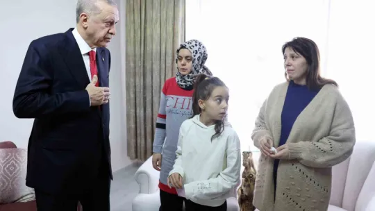 Erdoğan'dan patlamada ölen işçilerin ailelerine ziyaret