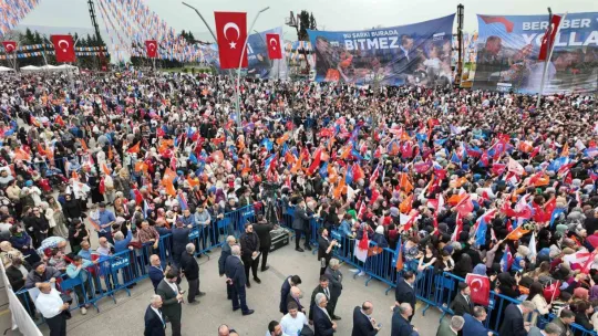 Cumhurbaşkanı Erdoğan finali Kocaeli'de yaptı