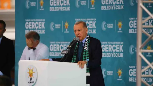 Cumhurbaşkanı Erdoğan finali Kocaeli'de yaptı