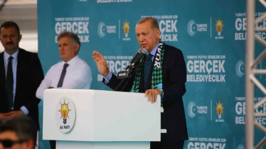 Cumhurbaşkanı Erdoğan finali Kocaeli'de yaptı