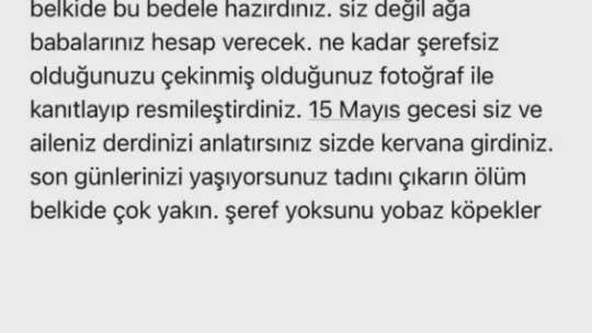 Cumhurbaşkanı Erdoğan'ın mitinginde konser veren sanatçılara tehdit yağdı