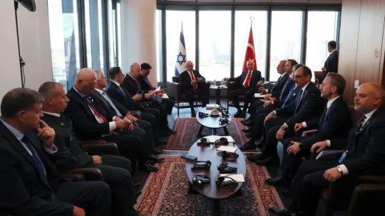 Cumhurbaşkanı Erdoğan, İsrail Başbakanı Netenyahu'yu kabul etti