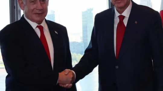 Cumhurbaşkanı Erdoğan, İsrail Başbakanı Netenyahu'yu kabul etti