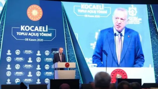 Cumhurbaşkanı Erdoğan Kocaeli'de toplu açılış törenine katıldı!