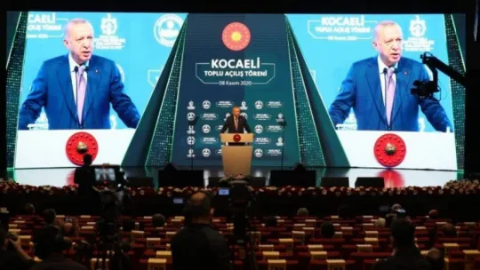 Cumhurbaşkanı Erdoğan Kocaeli'de toplu açılış törenine katıldı!