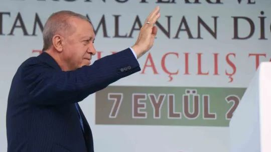 Cumhurbaşkanı Erdoğan toplu açılış töreninde konuştu