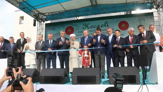 Cumhurbaşkanı Erdoğan toplu açılış töreninde konuştu