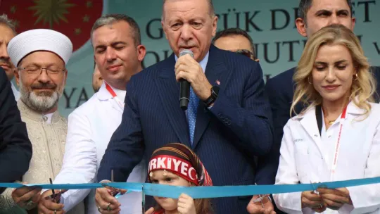 Cumhurbaşkanı Erdoğan toplu açılış töreninde konuştu