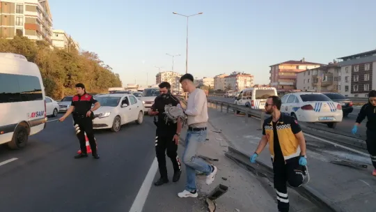 Otomobil takla attı: Yaralılar var!