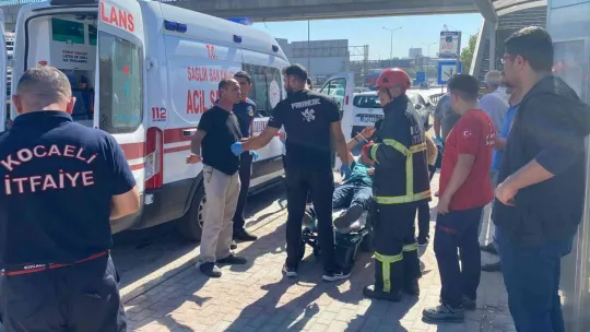 D-100'de zincirleme kaza: 1 yaralı