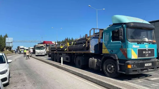 D-100'de zincirleme kaza: 1 yaralı