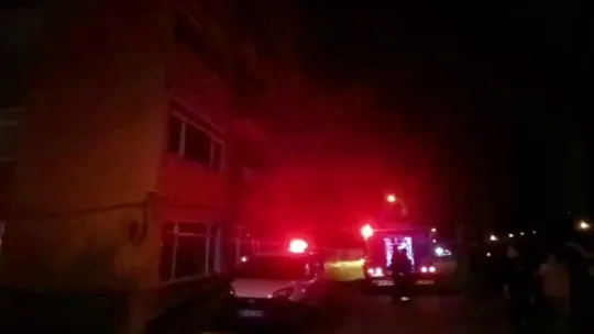 Dakikalar önce ayrıldığı evde yangın çıktı