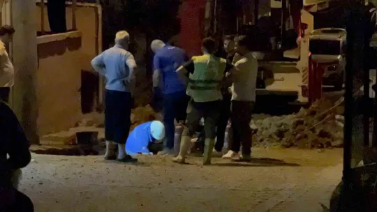 Darıca'da doğal gaz borusu patladı, mahalleyi gaz kokusu sardı