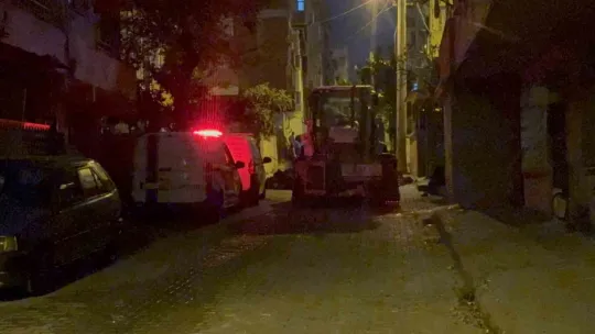 Darıca'da doğal gaz borusu patladı, mahalleyi gaz kokusu sardı