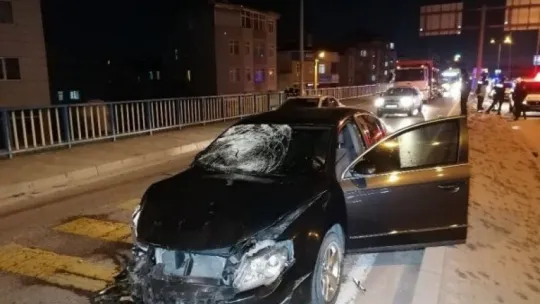 Dehşet veren kaza kameraya böyle yansıdı
