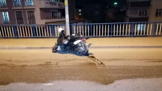 Dehşet veren kaza kameraya böyle yansıdı