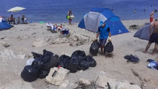 Deniz sefası iyi de peki ya 250 ton atık?